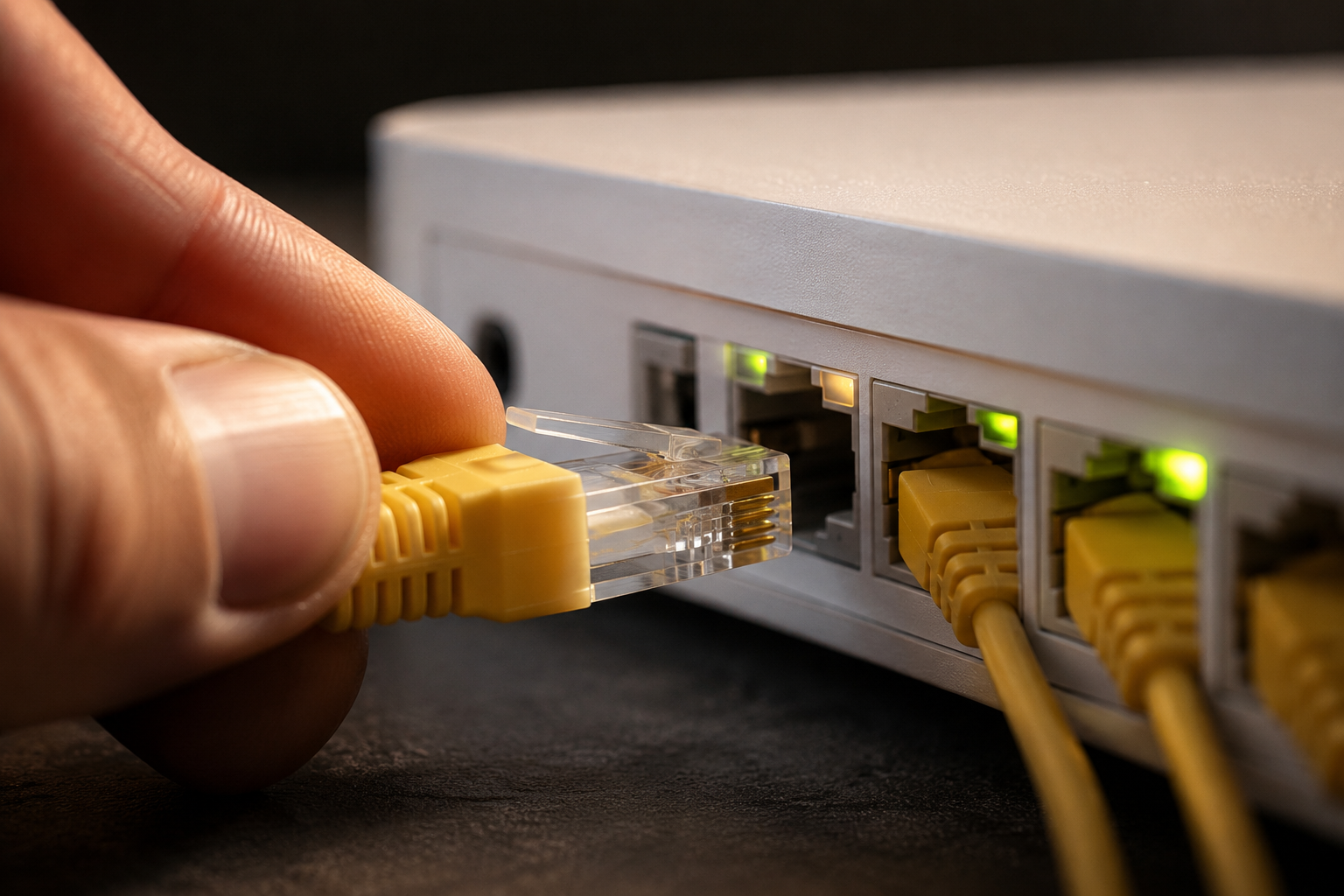 IPTV buffering oplossen met een netwerkkabel aan de router