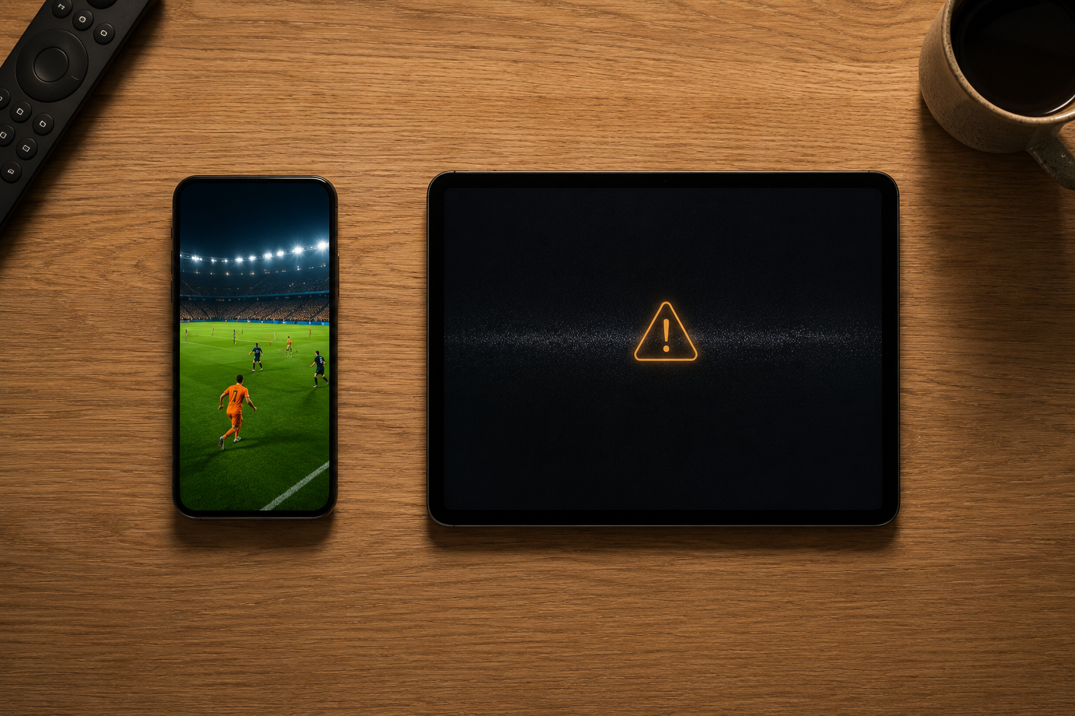 IPTV Smarters Pro testen op een tweede apparaat om de oorzaak te vinden